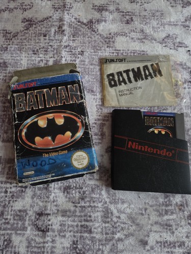 Batman nes nintendo boxed with - batman,