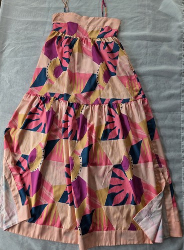 Block colorful maxi dress - block,