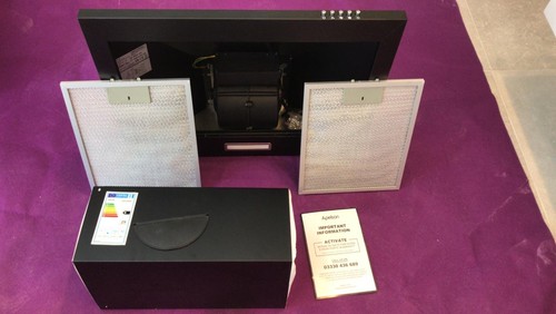 60cm black chimney cooker hood - chimney,