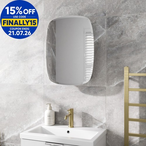 Bathroom single door mirror - bathroom,