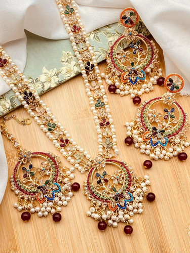 Indian pakistani necklace - pakistani,