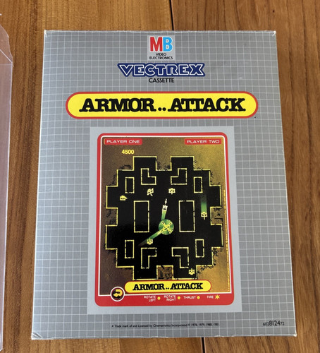 Vectrex armor attack game - vectrex,