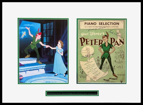 Peter pan autographed sheet - pan,