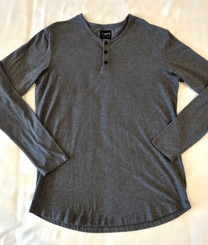 Cuts clothing henley curve hem - henley,