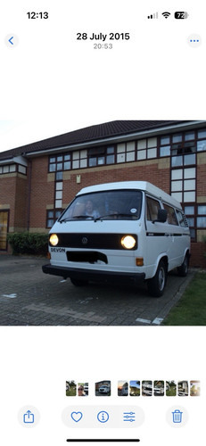 1980s vintage camper - vw,