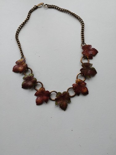 Antique cold painted brass