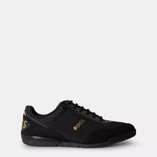 HUGO BOSS Mens Black & Gold