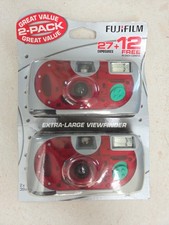 2 x FUJI Fujifilm QuickSnap disposable Single Use Flash Camera 39 Exposures 35mm