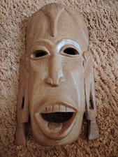 Vintage Hand Carved Hard Wood