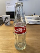 Coca Cola empty glass bottle