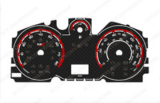 Vauxhall Astra H/Zafira B VXR Carbon Dial Cards 8 Colours Gauges