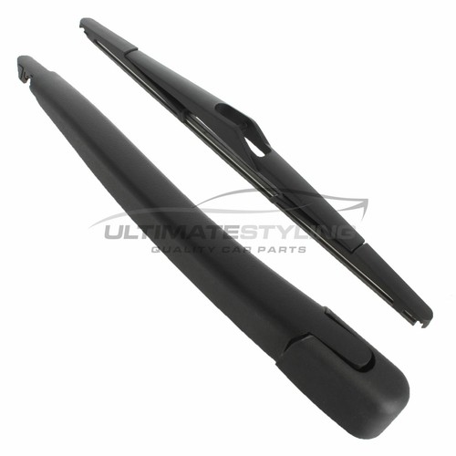 Rear windscreen wiper arm and - windscreen,