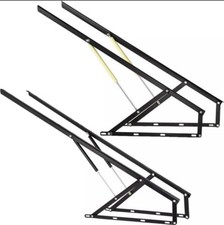 Lift Mechanism Bed Storage Ottoman Gas Struts Hinge Pair Bed Sofa 120-152cm