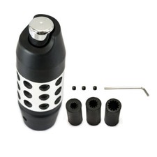 Car Aluminum Shift Knob Automatic Gear Stick Shifter Black Lever Accessory 