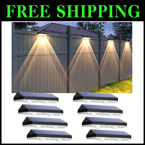 Led solar fence light - led,