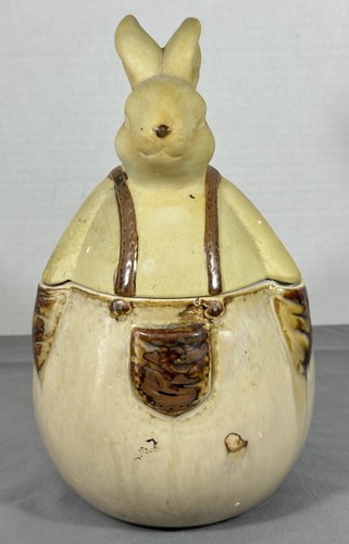 Vintage rabbit cookie jar - rabbit,