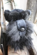 Black Scottie Dog Soft Toy, Scottish Terrier, Faithful Friends Collectables 10"