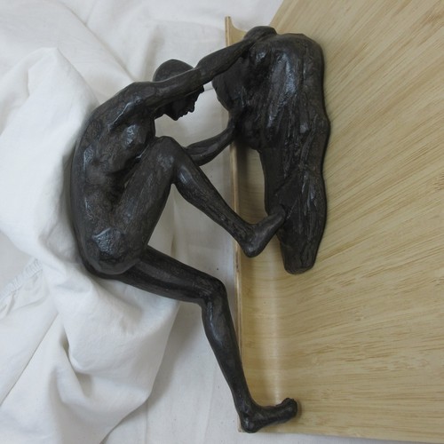 Rock climber figurine wall art - wall,