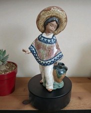 Lladro0101 2141catalogue numbet Pedro with Jug  Retired! Used Condition! Gres! 