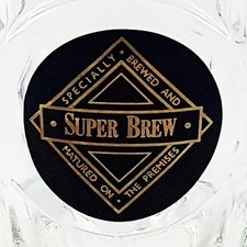 SUPER BREW Beer Tankard Pint
