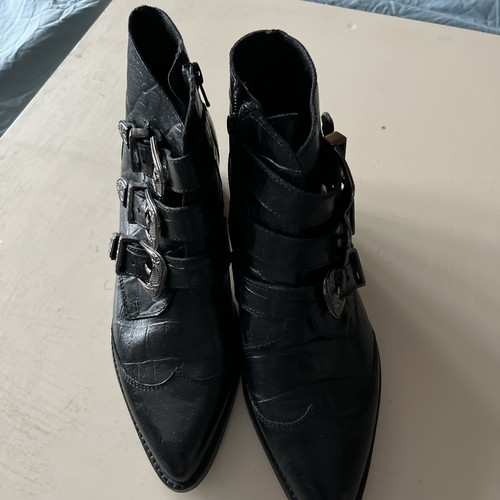 Ladies steampunk style ankle - style,
