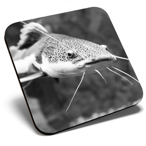 Square single coaster - bw,