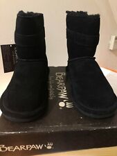 Bearpaw Women's Tessa Snow Boot, 5 M US/3 UK/36 EU/22 Japan, Black
