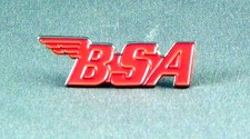 BSA BIKE RED PIN BADGE NEW 