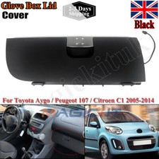 New Glove Box Lid Cover Black for Toyota Aygo Peugeot 107 Citroen C1 2005-2015