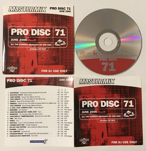 Mastermix promo madonna - promo, cd