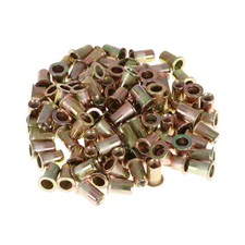 100 Pcs M6 Metric Carbon Steel