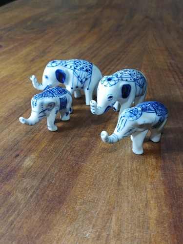 Vintage china elephants - vintage, of