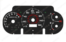 Honda Civic Type R EP3 Carbon Dial Cards 8 Colours Gauges