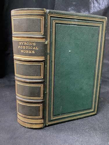 Green leather gilt - leather, 1864