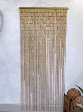 Vintage Bamboo Bead Curtain