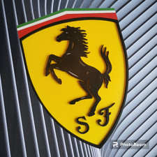 Ferrari 3D wooden sign