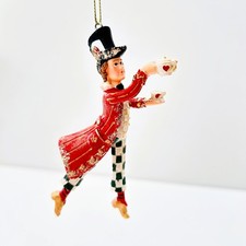 Mad Hatter Christmas Tree Decoration by Gisela Graham - Alice in Wonderland