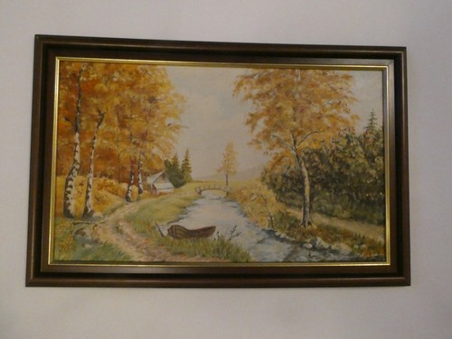 Oil canvas landscape - on,