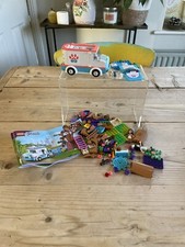 LEGO 41445 - Friends Vet Clinic Ambulance Cat Dog Rabbit Retired Tree Complete