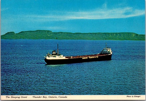 Postcard ontario thunder - ontario, bay
