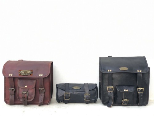 Goat brown black leather - goat,