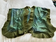 Green Blue Silk Felted Wool