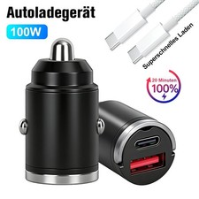 100W Fast Car Charger Mini
