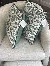 2 x white sage green Velvet