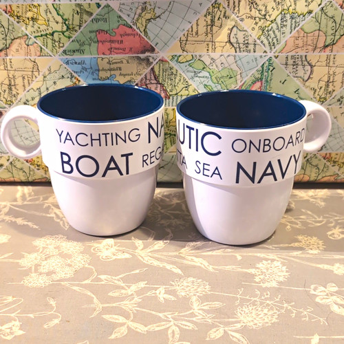 White blue stackable - white, &
