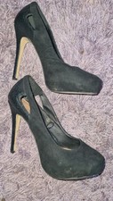 Good Condition Black Very High Heels 8