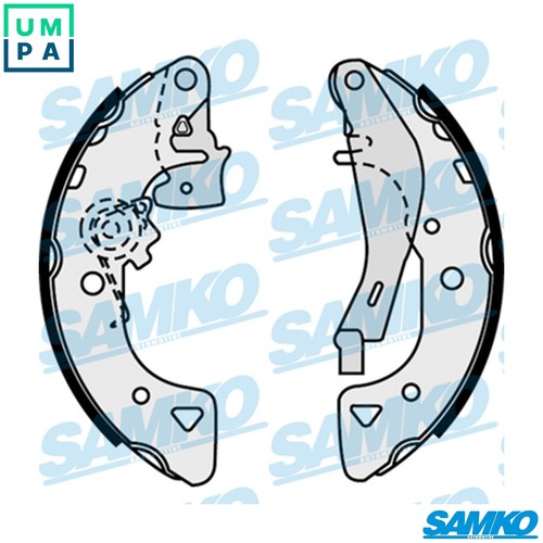 Brake shoe set 87540 for - brake,