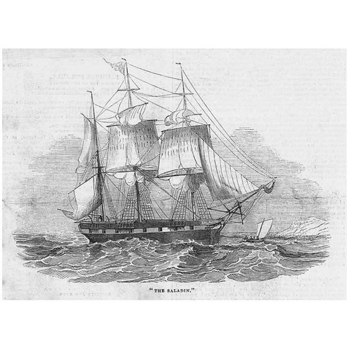 The saladin british barque - saladin,