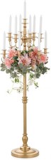 Sziqiqi Gold Candelabra Candle