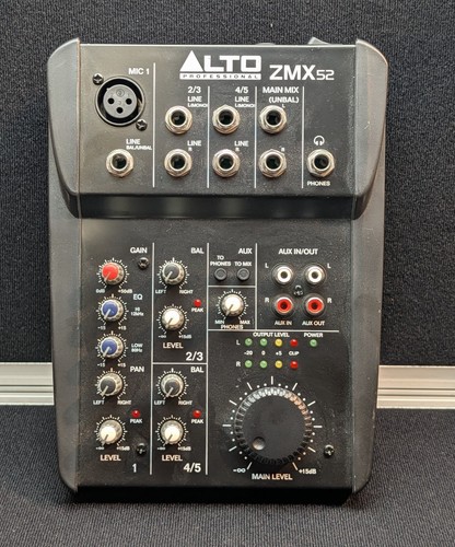 Alto zmx52 channel mixer - mixer,